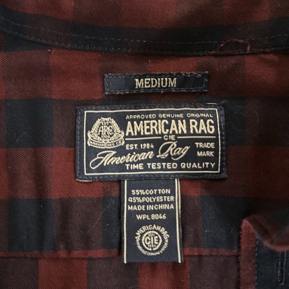 Red and Blue Plaid Shirt - Picture 2 of 2